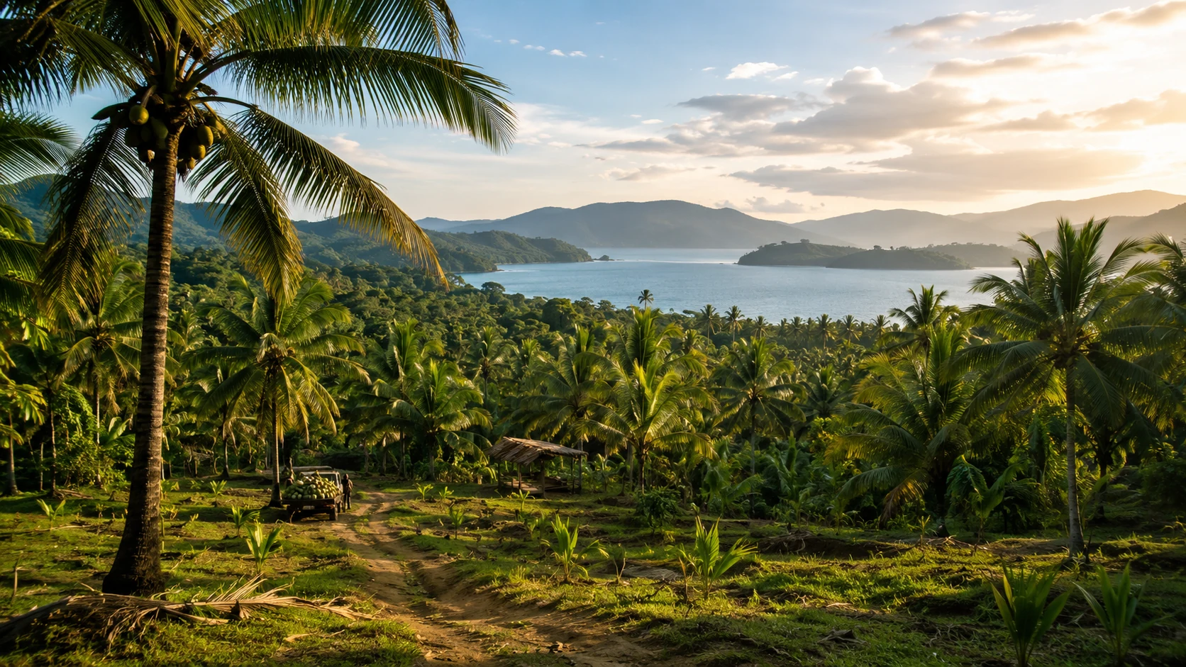 Maluku coconut landscape and downstreaming activity