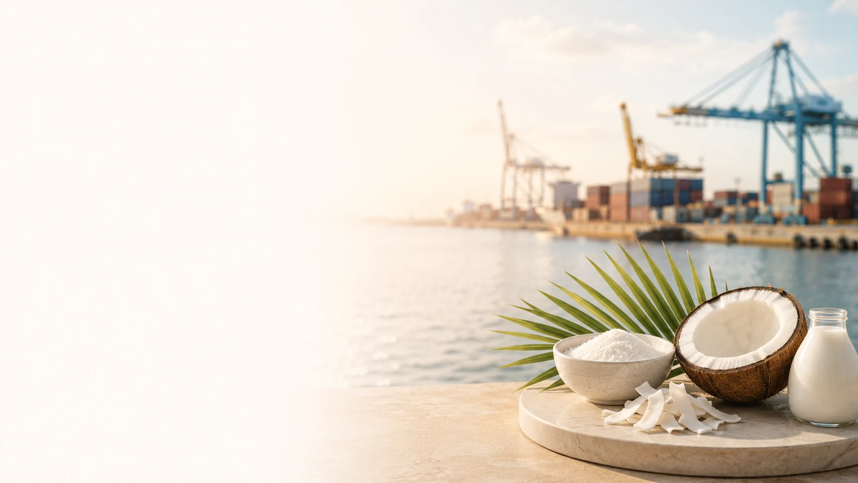 Representative international buyer and coconut-product trade context