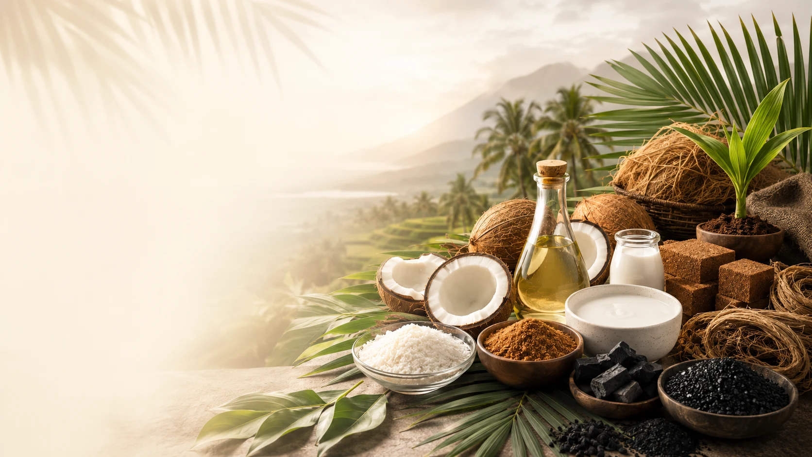 Indonesia coconut ecosystem and downstream product pathways