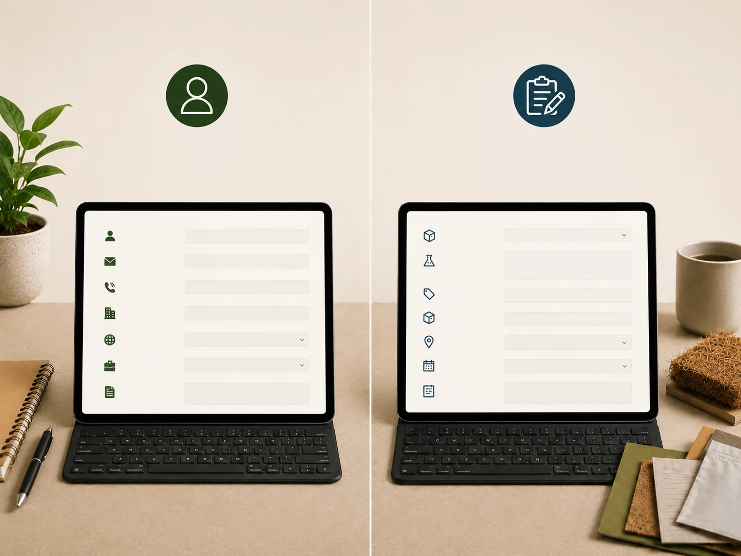 Two neutral digital buyer routes.