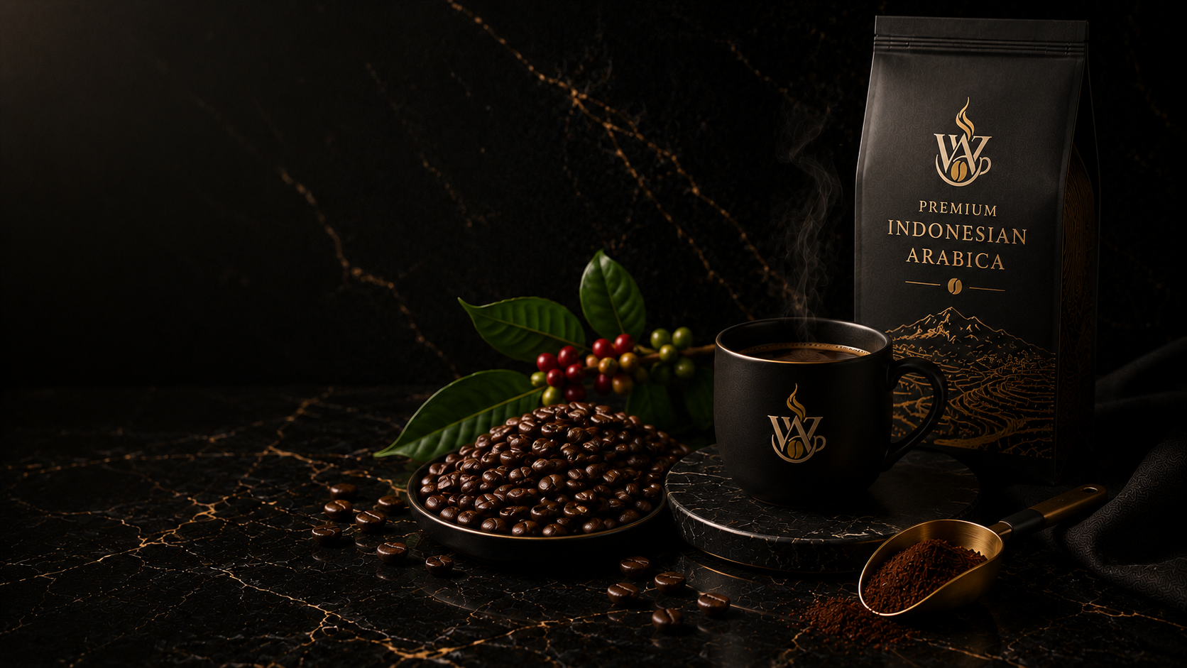 Premium Indonesian Arabica concept