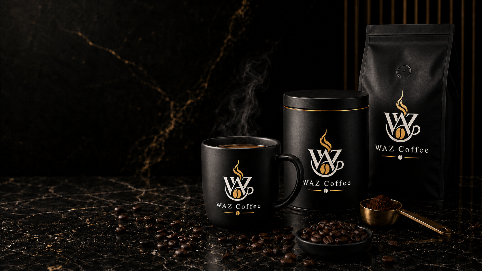 Premium WAZ Coffee presentation