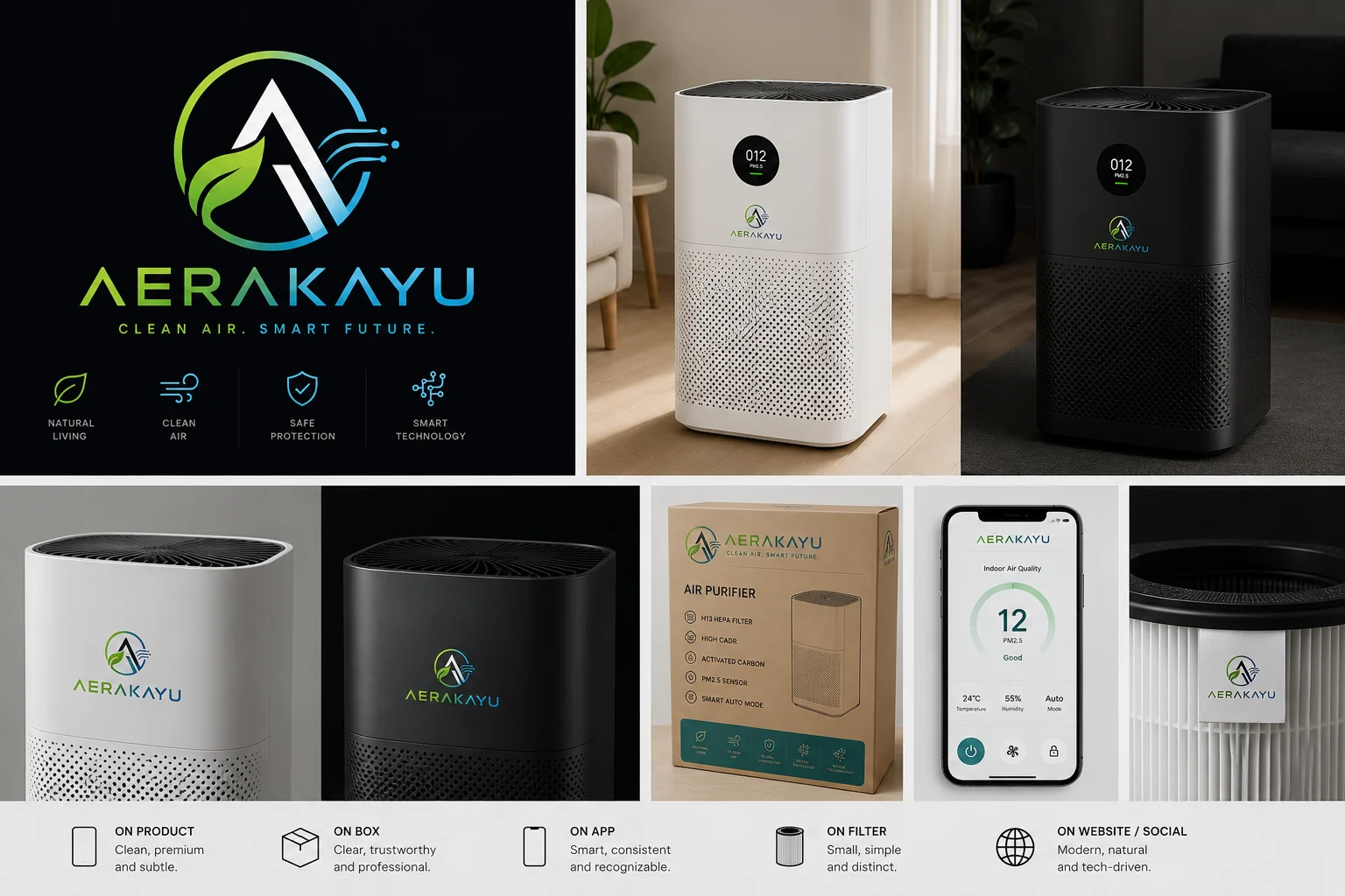 AERAKAYU clean-air brand and product concept presentation